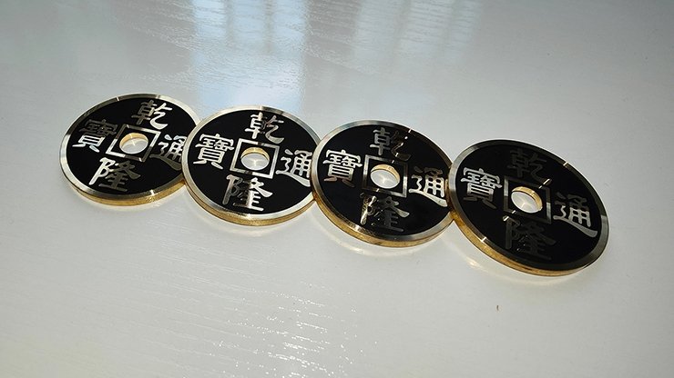 CHINESE COIN BLACK by N2G - Trick - Merchant of Magic