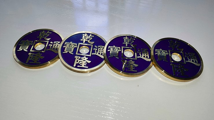 CHINESE COIN BLUE by N2G - Trick - Merchant of Magic