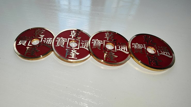 CHINESE COIN RED by N2G - Trick - Merchant of Magic
