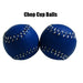 Chop Cup Balls Blue Leather (Set of 2) by Leo Smesters - Merchant of Magic