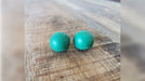 Chop Cup Balls Green Leather (Set of 2) by Leo Smetsers - Merchant of Magic