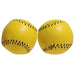 Chop Cup Balls Yellow Leather (Set of 2) by Leo Smesters - Merchant of Magic