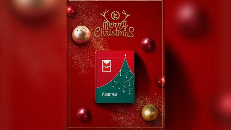 Christmas Playing Cards (Red) by TCC - Merchant of Magic