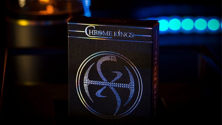 Chrome Kings Carbon Playing Cards (Foiled Edition) - Merchant of Magic