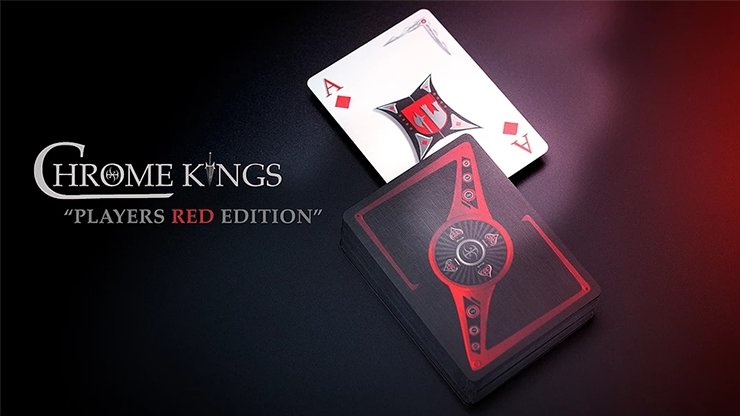 Chrome Kings Limited Edition Playing Cards (Players Red Edition) by De'vo vom Schattenreich and Handlordz - Merchant of Magic