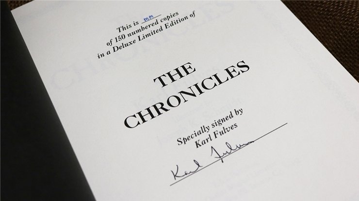 Chronicles Deluxe (Signed and Numbered) by Karl Fulves - Merchant of Magic