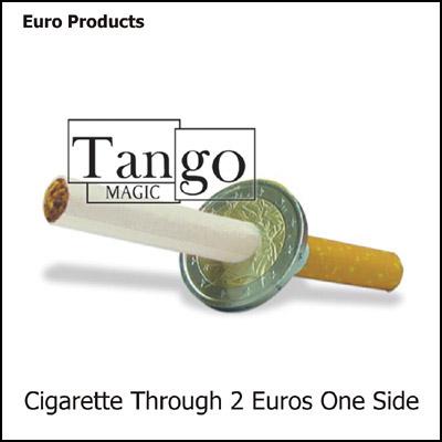 Cigarette Through (2 Euros, One Sided)E0012 by Tango - Merchant of Magic