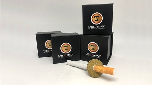 Cigarette Through 50 Cent Euro - One Sided by Tango - Merchant of Magic