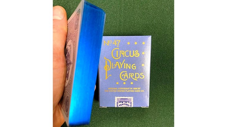 Circus No. 47 (Blue Gilded) Playing Cards - Merchant of Magic