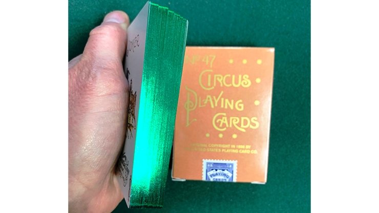 Circus No. 47 (Peach Gilded) Playing Cards - Merchant of Magic