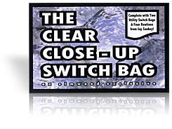 Clear Close-up Switch Bag - Merchant of Magic