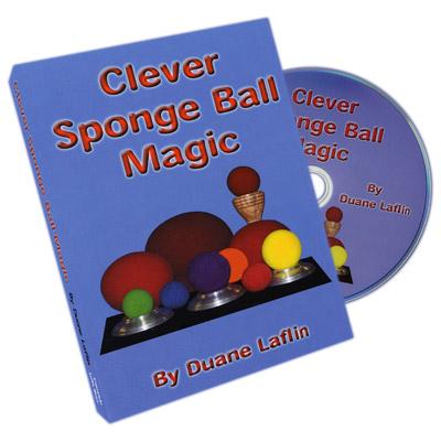 Clever Sponge Ball Magic by Duane Laflin - DVD - Merchant of Magic