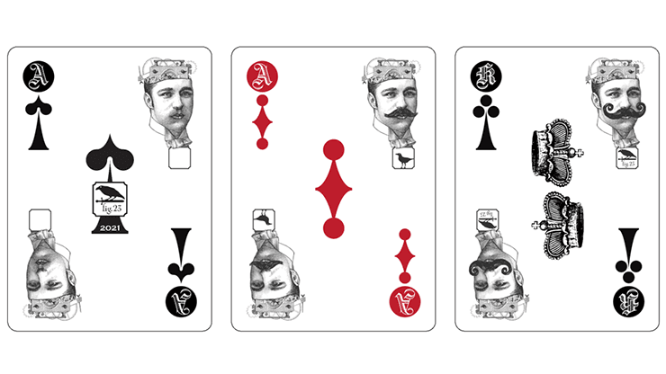 Clockwork: Montana Mustache Manufacturing Co. Playing Cards by fig 23 - Merchant of Magic