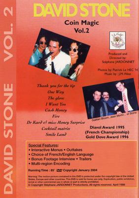 Coin Magic - Vol. 2 by David Stone - DVD - Merchant of Magic