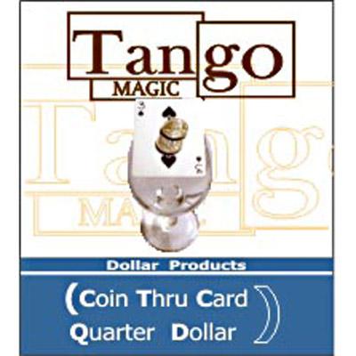 Coin Thru Card (Quarter Dollar) Tango - Merchant of Magic
