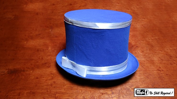 Collapsible Top Hat (Blue) - Merchant of Magic