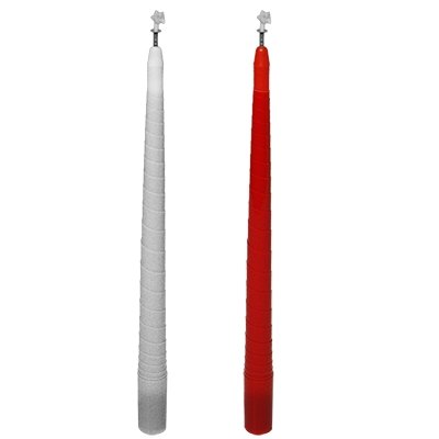 Color Changing Candles (White to Red) - Merchant of Magic
