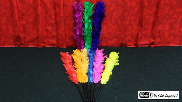 Color Changing Feather - Large (9) by Mr. Magic - Merchant of Magic