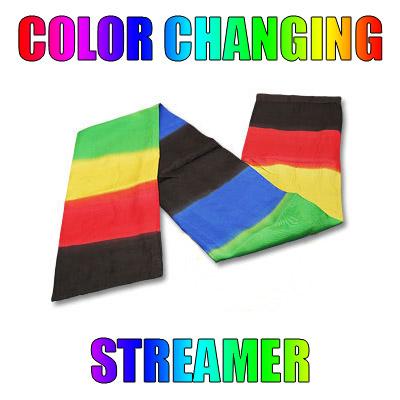 Color Changing Streamer by Vincenzo DiFatta - Merchant of Magic