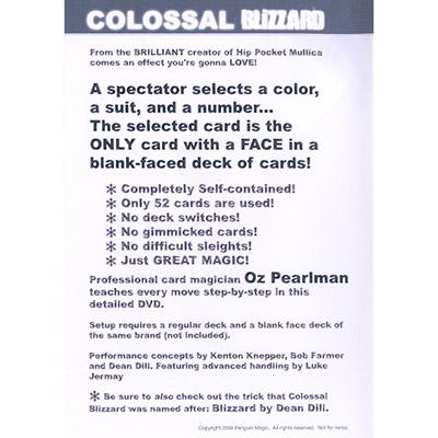 Colossal Blizzard - By Anthony Millar and Oz Pearlman - Merchant of Magic