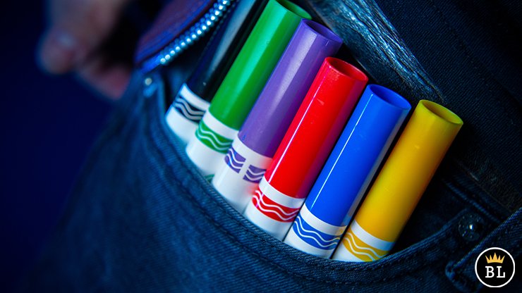 Colour Match Batteries (5 pk.) by Tony Anverdi - Merchant of Magic