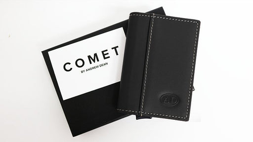 Comet Black Leather - Silver Shell - Merchant of Magic