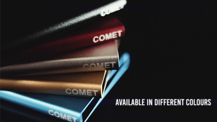 Comet Black Leather - Silver Shell - Merchant of Magic