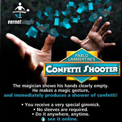 Confetti Shooter by Vernet Magic - Merchant of Magic