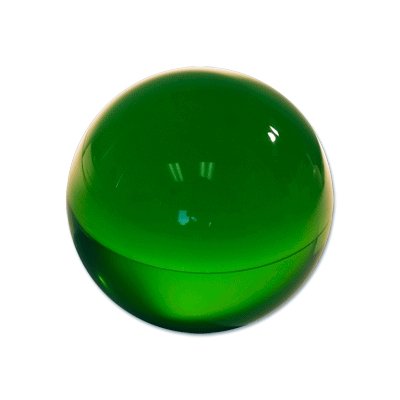 Contact Juggling Ball (Acrylic, FOREST GREEN, 76mm) - Merchant of Magic