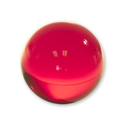 Contact Juggling Ball (Acrylic, RUBY RED, 70mm) - Merchant of Magic
