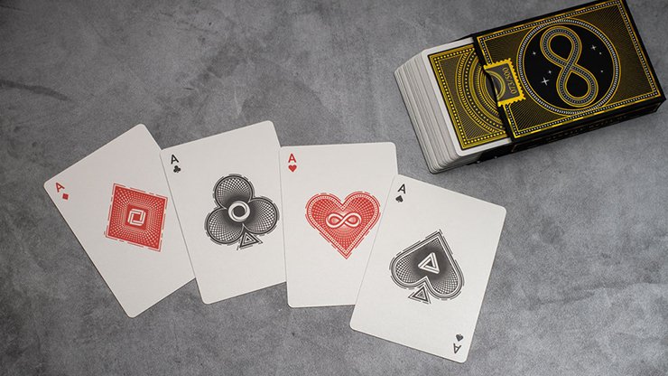Continuum Playing Cards (Black) - Merchant of Magic