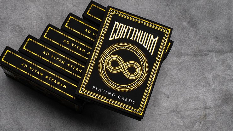 Continuum Playing Cards (Black) - Merchant of Magic