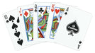 Copag 1546 Plastic Playing Cards Poker Size Regular Index Orange/Brown Double-Deck Set - Merchant of Magic