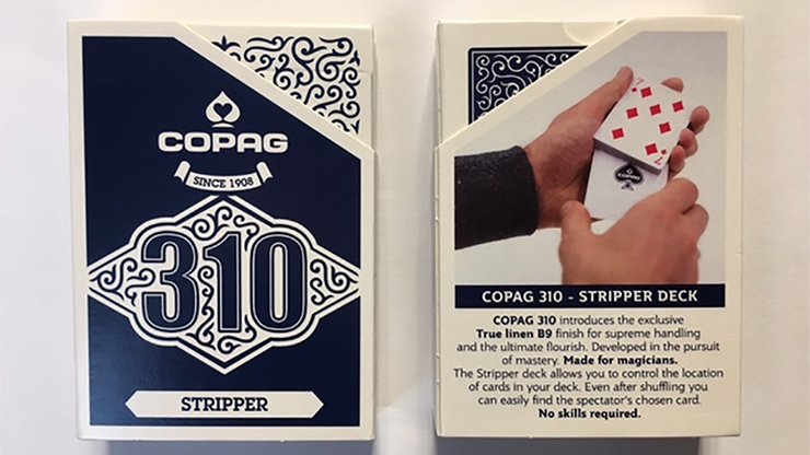 Copag 310 Stripper (Blue) Playing Cards - Merchant of Magic