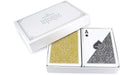 Copag Unique Plastic Playing Cards Poker Size Regular Index Black and Gold Double-Deck Set - Merchant of Magic