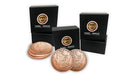 Copper Morgan Expanded Shell plus 4 four Regular Coins by Tango Magic - Merchant of Magic