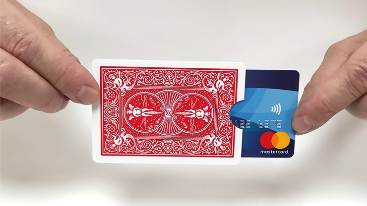 Credit Card Holder (Made from Red Bicycle cards) - Merchant of Magic