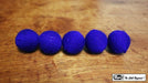 Crochet 5 Ball combo Set (1"/Blue) by Mr. Magic - Trick - Merchant of Magic