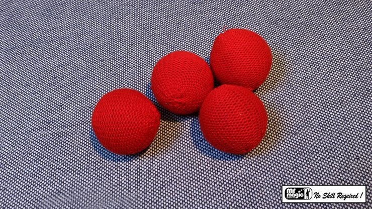 Crochet Balls (Red 2") by Mr Magic - Merchant of Magic