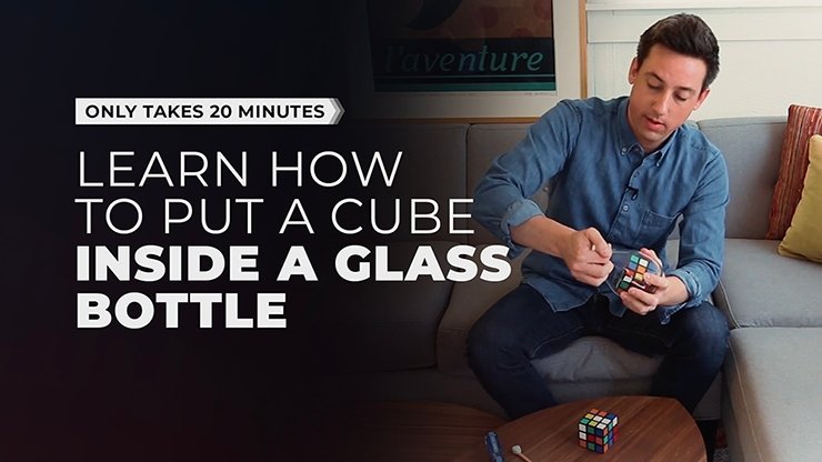 Cube in Bottle Project (Gimmicks and Online Instructions) by Taylor Hughes and David Stryker - Trick - Merchant of Magic