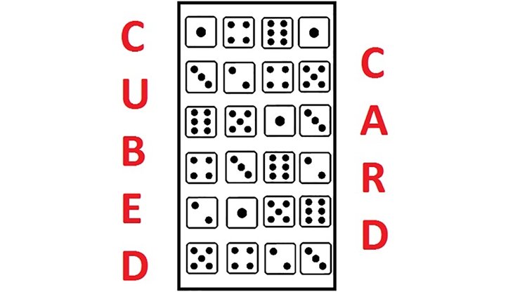 Cubed Card by Catanzarito Magic - Merchant of Magic