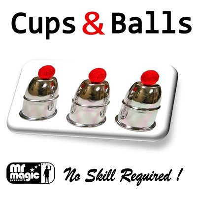 Cups and Balls - Mirror Polish Aluminium - Merchant of Magic