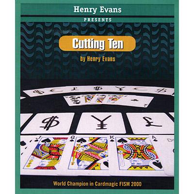 Cutting Ten (Cards and DVD) by Henry Evans - DVD - Merchant of Magic