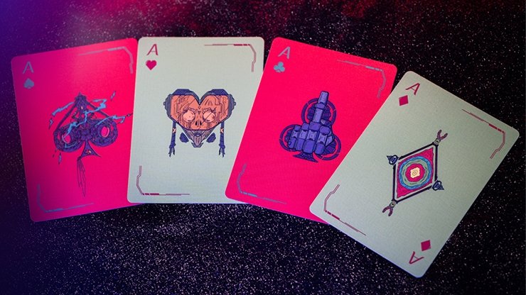 Cyberpunk Origin Standard Playing Cards - Merchant of Magic