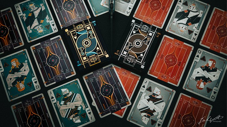 Cyberware (Neon) Playing Cards - Merchant of Magic