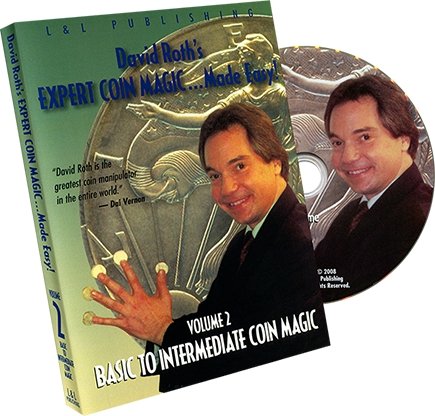 David Roth Basic-Intermediate Coin Magic - DVD - Merchant of Magic