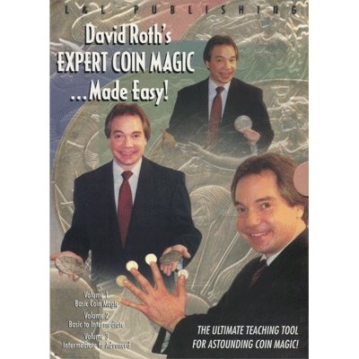David Roth Expert Coin Magic Made Easy (3 Vol. set) video - INSTANT DOWNLOAD - Merchant of Magic