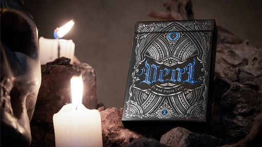 Deal with the Devil (Cobalt Blue) UV Playing Cards by Darkside Playing Card Co - Merchant of Magic