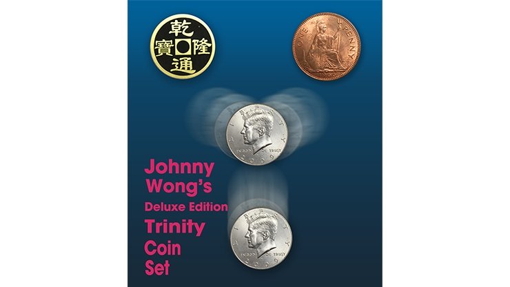 Deluxe Edition Trinity Coin Set by Johnny Wong - Merchant of Magic