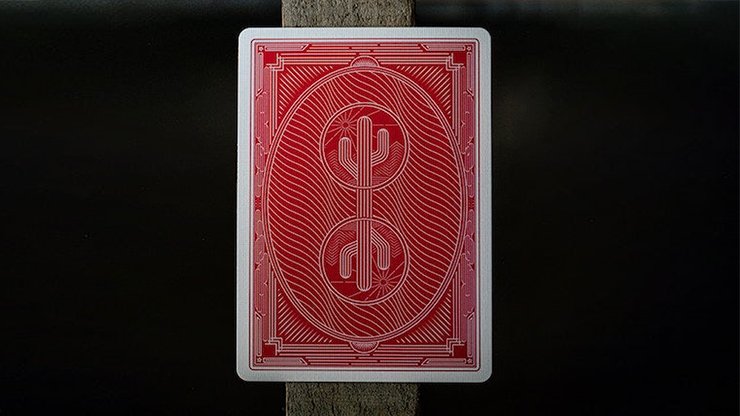 Desert Design (Ruby Red) Playing Cards - Merchant of Magic